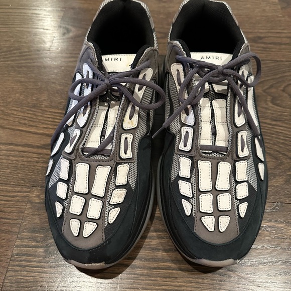 100% Authentic Amiri Bone Runner Sneakers - Picture 3 of 6